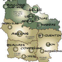 Map hauts de france